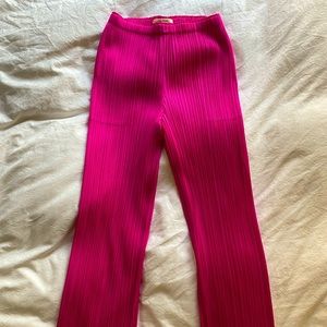 Pleats Please Issey Miyake Magenta Pants